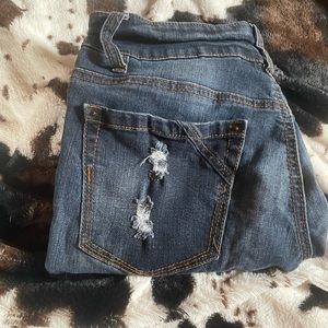 Size 8 rue 21 high rise ankle jegging